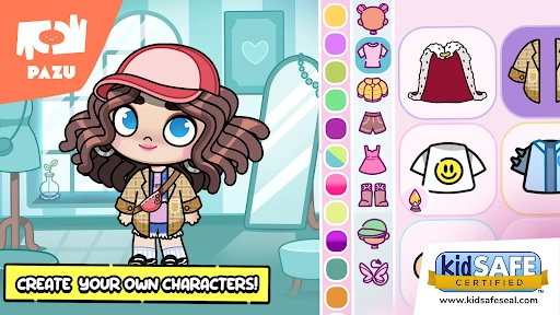 Gameplay screenshot 1 from Avatar Maker Dress up for kids - Educational game